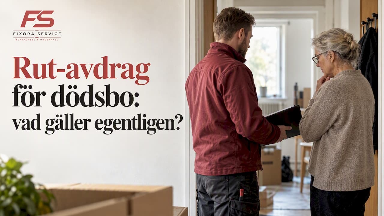 Rut-avdrag för dödsbo: vad gäller egentligen?
